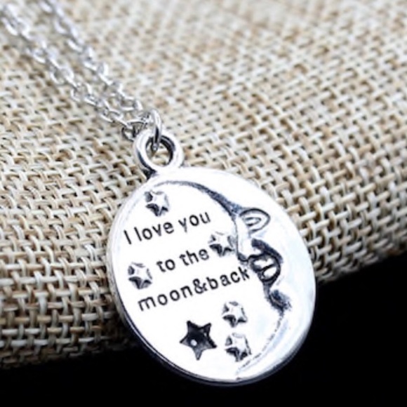 🌙silver I love you to the moon and back🌙 - Picture 3 of 4